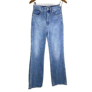 Madewell 11” High Rise Jeans size 27 Blue Flare